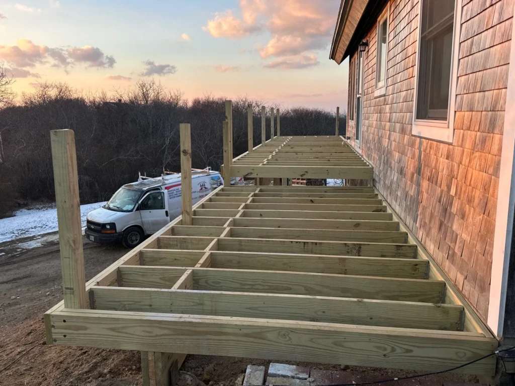 Wooden deck construction and repair in Cambridge MA